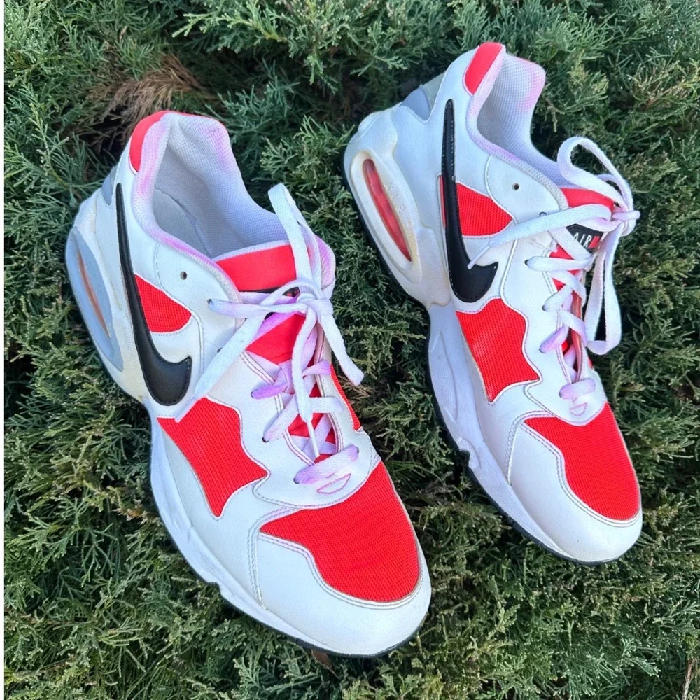 Nike Air Max Triax '94 Men's Shoes Size 14 Laser Crimson/Black-White-Wolf Gray‎